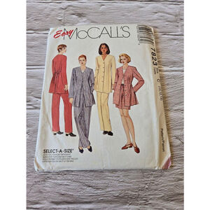 Women's McCall's Sewing Pattern Size 10-12-14